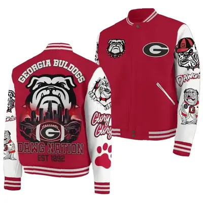 Premium Bulldogs Bomber Baseball Jacket, College University Baseball Jacket, Sport Bomber Jacket, Comfortable Unisex Bomber, ...