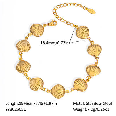 Stainless Steel Link Bracelets for Women