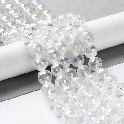 Electroplate Glass Bead Strands