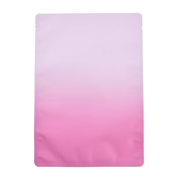 Two Tone Rectangle Plastic Zip Lock Gift Bags
