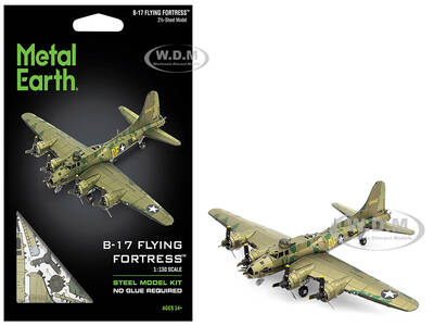 Model Kit Boeing B-17 Flying Fortress Bomber Aircraft World War II United States Army Air Forces (Challenging Difficulty) Ste...