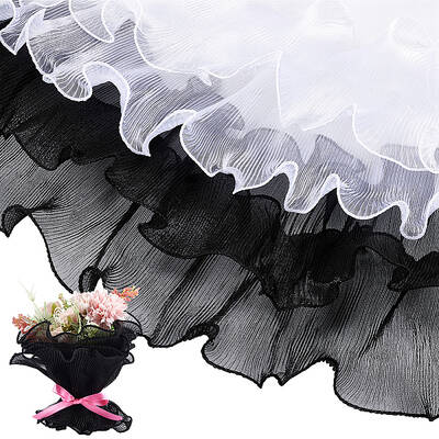 4 Bags 2 Colors Polyester Gift Wrapping Paper