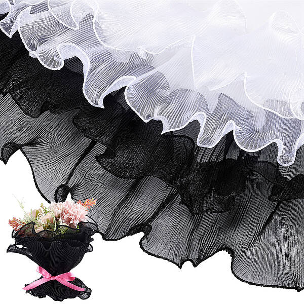 4 Bags 2 Colors Polyester Gift Wrapping Paper