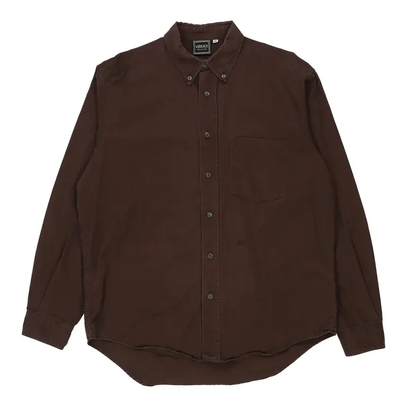 Versace Jeans Couture Shirt - Medium Brown Cotton