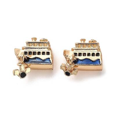 Alloy Enamel European Beads