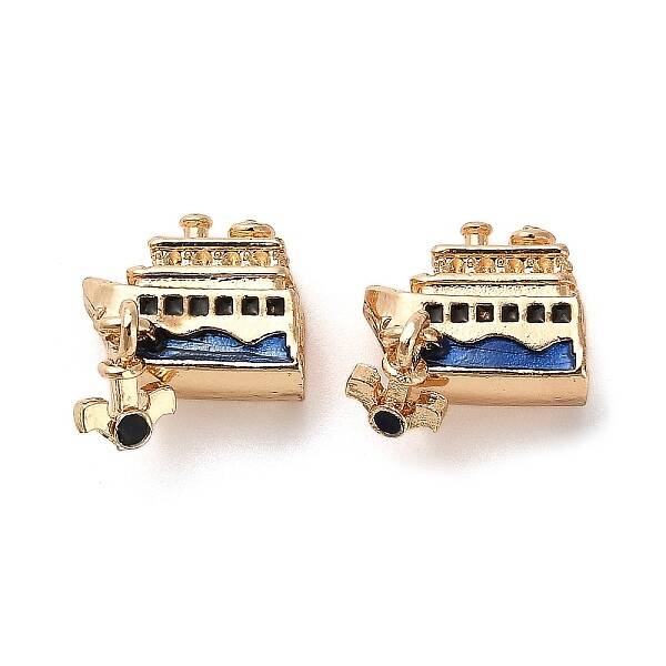 Alloy Enamel European Beads