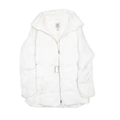 TIMBERLAND Puffer Jacket White Womens S