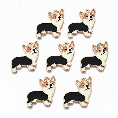 Alloy Enamel Pendants