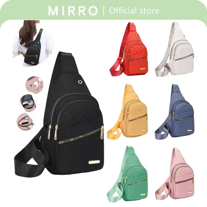 Crossbody Small Sling Backpack Sling Bag for Women Men, Chest Bag Daypack Crossbody for Travel Sport Running Hiking