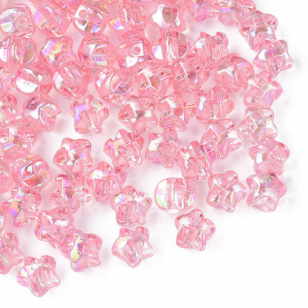 1-Hole Transparent Acrylic Buttons