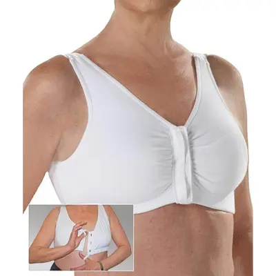 Silverts Open Front Soft Cup Eezee Bra - 2XL