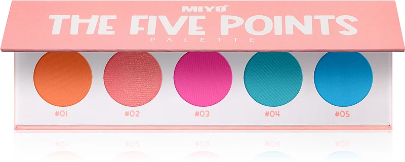 Miyo The five points eyeshadow palette color 06 Carnival