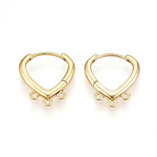 Brass Hoop Earring Finding