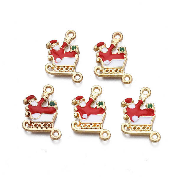 Rack Plating Alloy Enamel Pendants