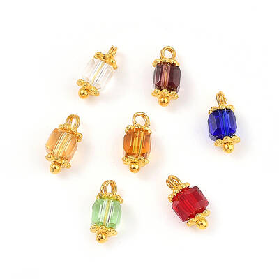 Transparent Glass Charms