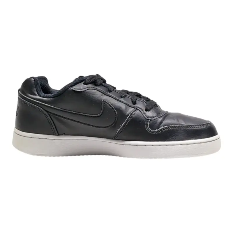 NIKE Ebernon Sneaker Trainers Black Leather Womens UK 6