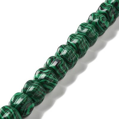 Synthetic Malachite Beads Strands