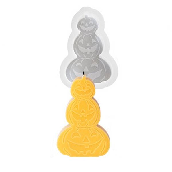 Halloween Theme DIY Shape Silicone Candle Molds