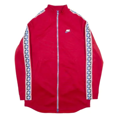 NIKE Mens Track Jacket Red M