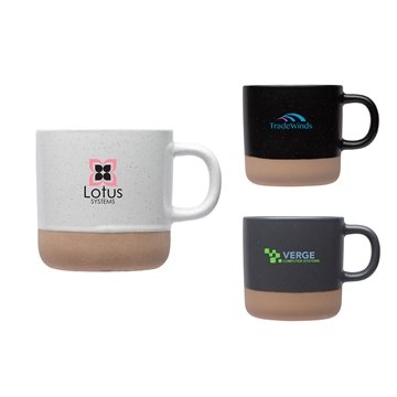 36 Promotional Tanzania 12 oz Ceramic Mug - Speckled & BPA Free
