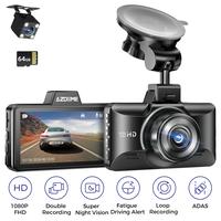 AZDOME M01 Pro Dual 1080P DashCam, Dash camera fo car - Full Hd Front & Rear Dual Dash Cam with Night Vision, Waterproof, ADA...