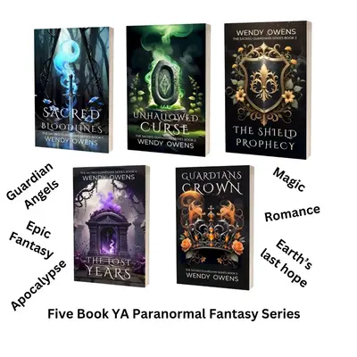 Sacred Guardians – YA Paranormal Fantasy Book Series | 5-Book Paperback Bundle | Signed Book Box for Fantasy Readers