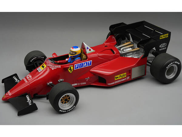 Ferrari 126 C4-M2 Michele Alboreto Formula One F1 World Championship Presentation Version (1984) with Driver Mythos Series Li...