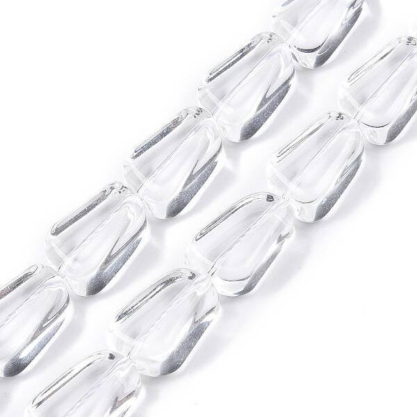 Transparent Glass Beads Strands