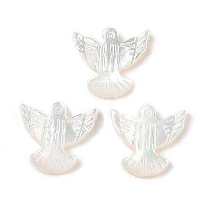 Natural White Shell Carved Beads