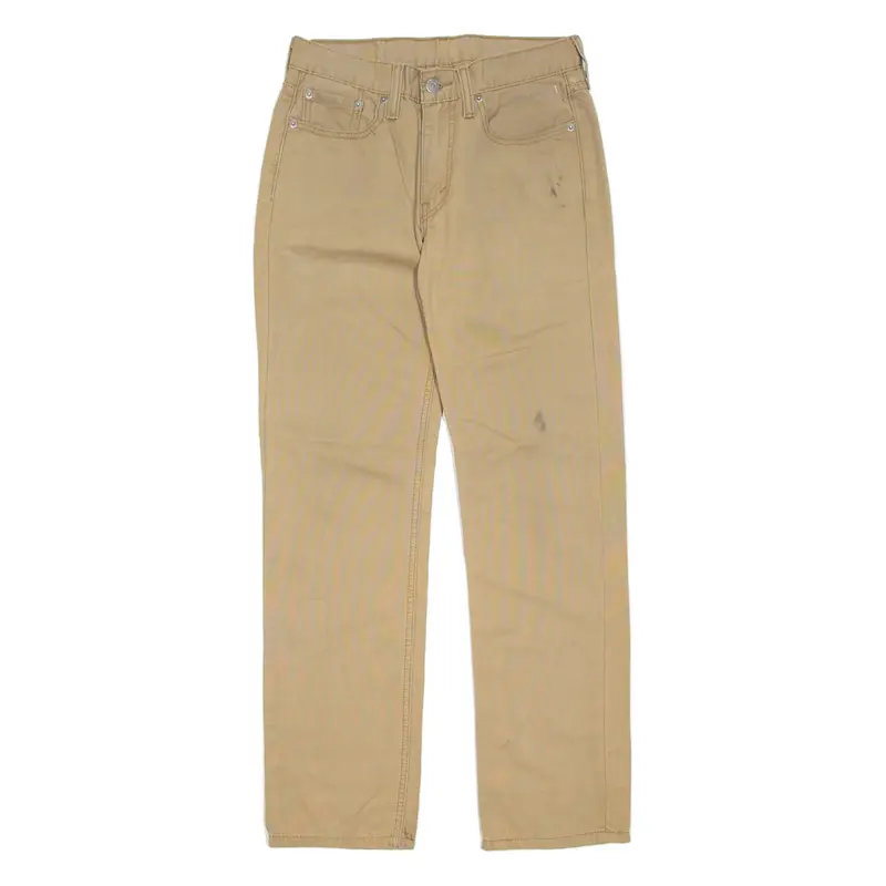 LEVI'S 514 Mens Trousers Beige Regular Straight W29 L30