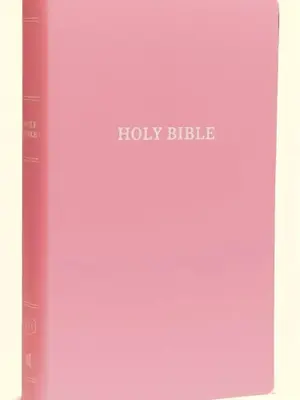 KJV Holy Bible: Gift and Award, Pink Leather-Look, Red Letter, Comfort Print: King James Version