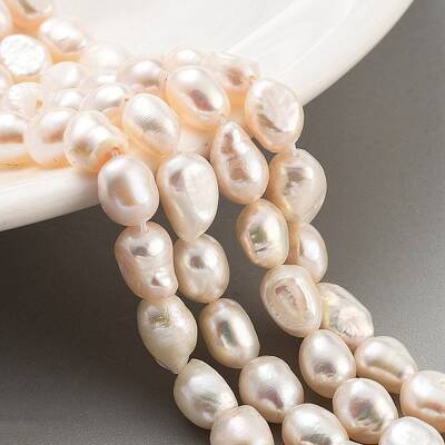 Natural Cultured Freshwater Pearl Beads Strands