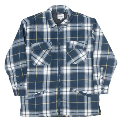 WORKER Insulated Lumberjack Jacket Blue Plaid Mens S