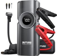 FathersDayGift Buture 【5 in 1】Portable Car Jump Starter with Air Compressor 150PSI, 8.0L Diesel Fuel, 25-Cylinder Digital...