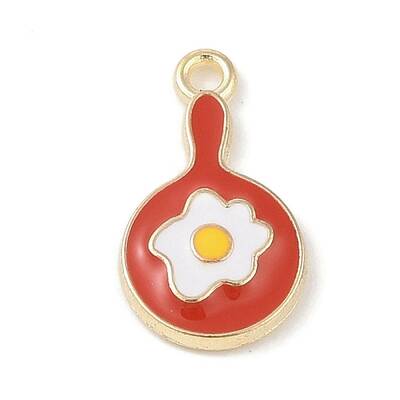 Food Series Alloy Enamel Pendants