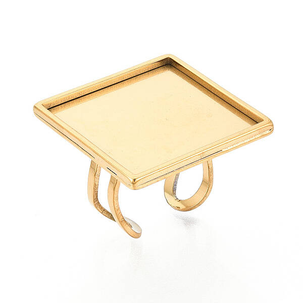 304 Stainless Steel Open Cuff Ring Components