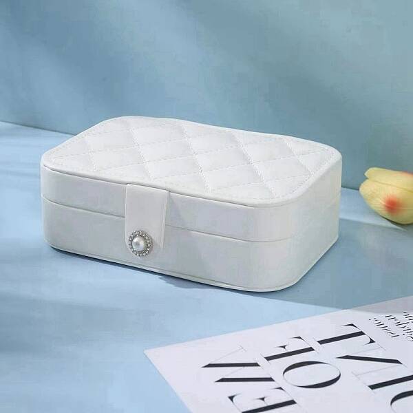 PU Leather Jewelry Set Organizer Box