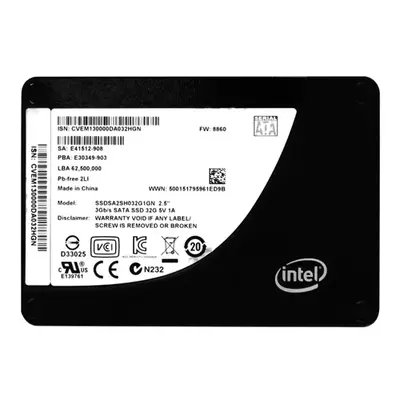 Intel SSDSA2SH032G1GN | X25-E 32GB Multi-Level Cell SATA 3Gb/s 2.5-Inch Solid State Drive