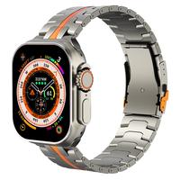 SEURE Titanium Band Compatible with Apple Watch Ultra 2 Band 49mm 45mm 44mm 42mm For Men,Luxury Wristbands Lightweight Strap ...