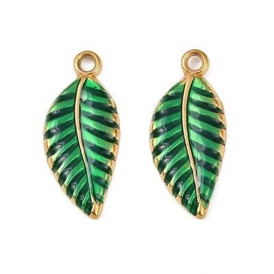 304 Stainless Steel Enamel Pendants