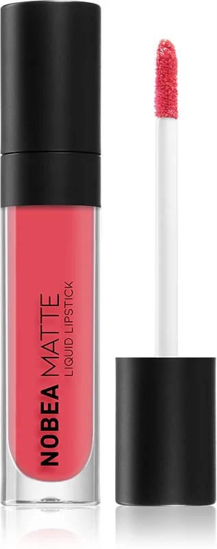 NOBEA Day-to-Day Liquid Matte Lipstick Color Raspberry Red #M06 7 ml