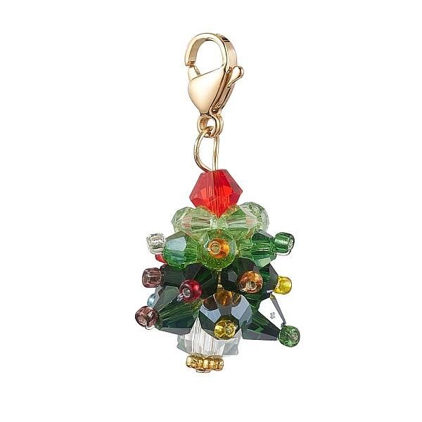 Christmas Tree Glass Pendant Decorations