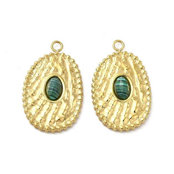 Natural Malachite Pendants
