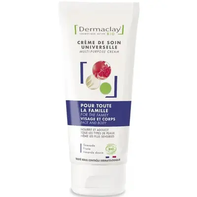 Dermaclay Universal Organic Face and Body Treatment Cream 100ml