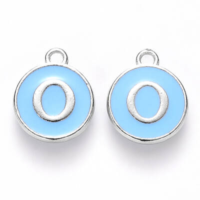 Platinum Plated Alloy Enamel Charms