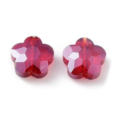 Transparent Electroplate Glass Beads