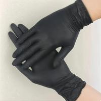 Black Disposable Gloves, 50/100/1000pcs Soft Nitrile Rubber Gloves, Household Black Cleaning Gloves for Kitchen, Tattoo Clean...