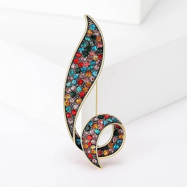 Flower Rhinestone Pins