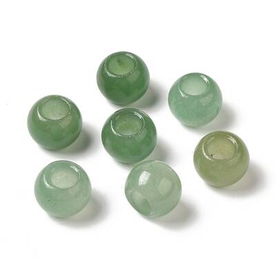 Natural Green Aventurine Gemstone European Beads
