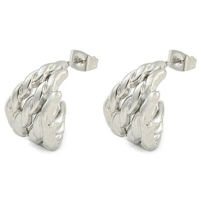 Non-Tarnish 304 Stainless Steel Stud Earrings for Women